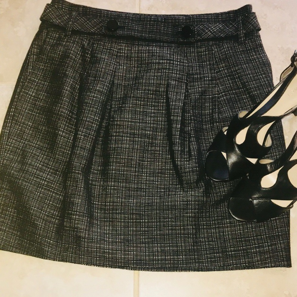 NWT Ann Taylor Checkered A-Line Skirt - Size 8